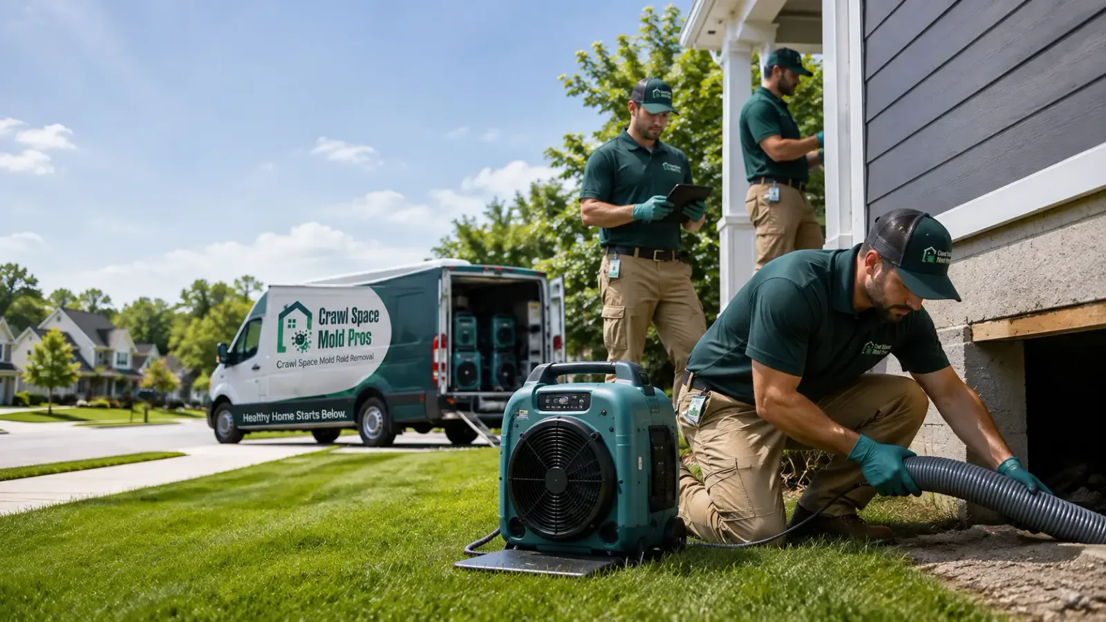Crawl Space Mold Removal in Amity, MO
